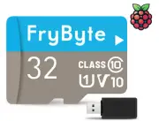 32GB Raspberry Pi OS Preloaded (Raspbian) MicroSD Card for RPi 5, 400, 4, 3