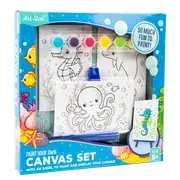 Art Star Canvas and Easel Set Makes 3
