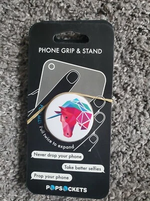 PopSockets Single Phone Grip Phone Holder Geometric Unicorn
