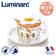 【法國Luminarc】樂美雅 凱恩小熊3件兒童餐具組_蘿莉熊/強化玻璃/健康印花/無毒安全/溫感變色/童趣/兒童碗(ARC-Q4396)