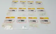 Lot of 600 pcs Vintage Sulyn White Small Snowflake Flower Sequins Sewing Crafts
