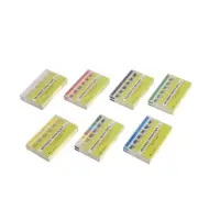 10 Packs Dental Endodontic Root Canal Absorbent Paper Points Color Coded #15-#40