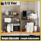 Adjustable 3 Tier Microwave Shelf Oven Storage Rack Stand Cabinet Holder Kitchen