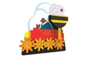 Oribel VertiPlay Wall Toy: Round & Round Goes Mr. Bear