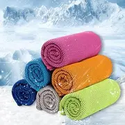 2-Pack Microfiber Towel, Quick Dry Towel for Traveling Beach Towel Fast Drying Super Absorbent Ultra Compact Suitable for Camping Backpacking Gym Beach Swimming Yoga（30x80cm，30x100cm） (Green+Orange)