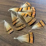 12pcs 3-4cm Golden Pheasant Feathers DIY Craft Jewellery Fly Tying Fishing