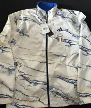Adidas Italy FIGC Anthem Reversible Full Zip Jacket Women’s Size L HT3472