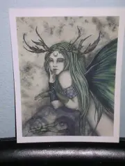 Amy Brown - Moss Sprite - SIGNED - OUT OF PRINT