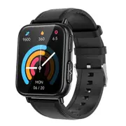 1.91 Inch Waterproof Smart Watch With Ai Diagnosis & Health Monitoring Black Smart Watches