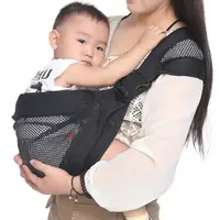 在飛比找蝦皮購物優惠-初生嬰兒背帶寶寶戶外兒童背巾新生兒寶寶腰凳便攜橫抱式西爾斯網
