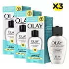 Olay White Cream UV Lotion SPF19 UVA UVB Face Gift 30ml x3