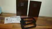 Bookends MCM Mid Century Modern Wood READERS DIGEST Pair