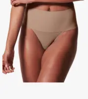 SPANX Undie-tectable Smoothing Thong in Cafe Au Lait SIZE: Medium NWT