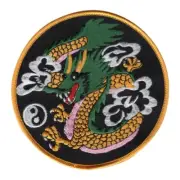 Martial Arts Embroidered Badge - Coloured Dragon Gi Patch Uniform Suit