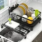 Extendable Over Sink Drying Rack Drainboard, Adjustable & Multipurpose