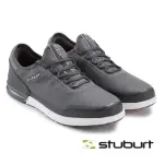 【STUBURT】英國百年高爾夫球科技防水練習鞋 男鞋 ACE CASUAL SBSHU1298(灰色)