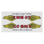 GT - Santa Ana chrome - frame decal - Old school bmx