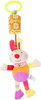 HONITANO Adorable Animal Shape Hanging Rattles for Soft Crib Pram Present for Newborns Showers Promotes Hand Eye Coordination Sensory Development