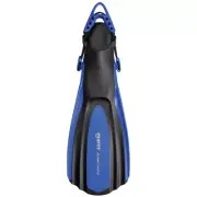 Mares Avanti Pure Open Heel Fins w/Bungee Straps, Medium/Large, Blue