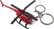 [VERDANVERSE] Retro Helicopter Keychain Sturdy Airplane Pendant Keepsake for Adults present for Friends Family Coworkers Versatile Decoration for Bags Accessories