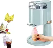 Ice Cream Machine, Soft Ice Cream Machine, Capacity 1000 Ml, Removable Food Grade Liner, Easy to Clean, Equipped with Measuring Cup and Scraper, Suitable for Home Ice Cream Making