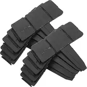 BESPORTBLE Portable Dog Fencing 10 Pieces Plastic Garden Barrier Temporary Small Garden Fence Lawn Edging Panels