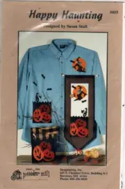 Powder Mill Misses Happy Haunting Halloween Embellishment Applique Pattern