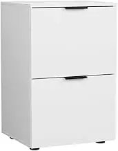 Artiss Filing Cabinet Files Storage Office Shelves File Organiser White 2 Drawer