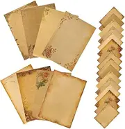 ARTSEWPLY Sheets Retro Letter Writing Elegant Classic Design for Invitations Greetings and Personal Letters Durable Stationery with Charming Patterns