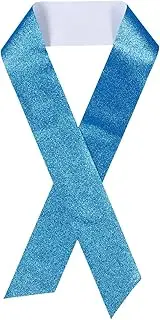 MOBUTOFU Versatile Party Sashes Pcs Glitter Blank Sash Diy Decorative Belts for Birthday Homecoming Shower