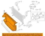 CHRYSLER OEM 15-18 Renegade Cooling Radiator Components-Shroud 68337195AA
