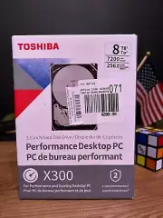 Toshiba HDWF180XZSTA 8tb 3.5"" SATA 7200rpm Internal Hard Drive