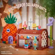SpongeBob SquarePants Series Building Blocks Krusty Krab Pineapple House
