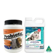 Bundle and Save 10% - ANUERA Complete Health Pack for Pets 1kg Probiotic + 2.5 Litres Salmon Oil