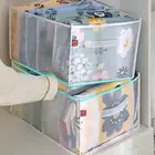 Closet Organizer Foldable Multipurpose Clear Visible Wardrobe Storage Box Thick