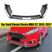 Front Bumper Spoiler Splitter Lip Body Kit For Ford Fiesta ST MK6 2012-2017 2014 (for: Ford)