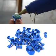 30x Car T Bar & Slide Hammer Glue Puller Tabs Paintless Dent Repair Pads Tool
