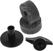 ibasenice 2pcs Cymbal Felts Washer Drum Accessories Cymbal Parts Include Felt Cymbal Sleeves Felt Washer Cymbal Replacement Accessories