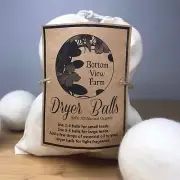 XL 100% Wool Dryer Balls Natural Organic Zero Waste Sustainable Cruelty Free (3)