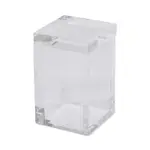 Tizo Lucite Canister Box, Clear