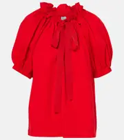 [Patou] Patou Cotton jersey top AU 14 red