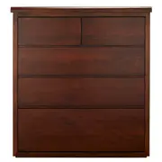 [Sleeping Giant] Calypso Tallboy Chocolate - 5 Drawer