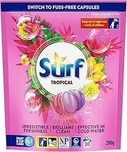 Surf Tropical Laundry Detergent Capsules 30 washes 390 g