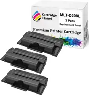 3-Pack Compatible Toner Cartridge for Samsung MLT-D208L MLTD208L SU989A (10,000 Pages) for Samsung SCX5635FN SCX5835FN