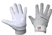 FLG-03 White Professional Linemen Football Gloves, OL, DL