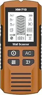 Handheld Metal Detector Wand, Portable High-Sensitivity Scanner, LCD Display with Audio Alert, Multifunctional Stud Finder Tool, for Security, Concrete, and Construction