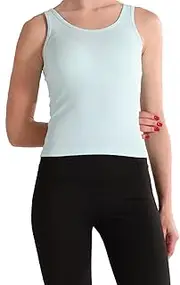 [Leg Vanilla] Women's Tank Tops Criss Cross Back Sleeveless Vest Tank Tops Hollow Out Camisole Shirt