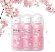 Sakura Bath Set 3pcs,Body Care Set
