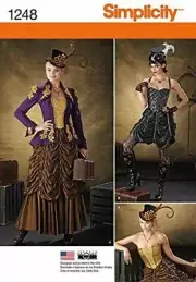 Simplicity Sewing Patterns 1248 Misses Steampunk Costumes Size 14-22 R5