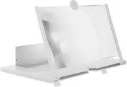 Gadpiparty Screen Magnifier for Phone Amplifier Stand Holder for Movies Lightweight and Portable White
